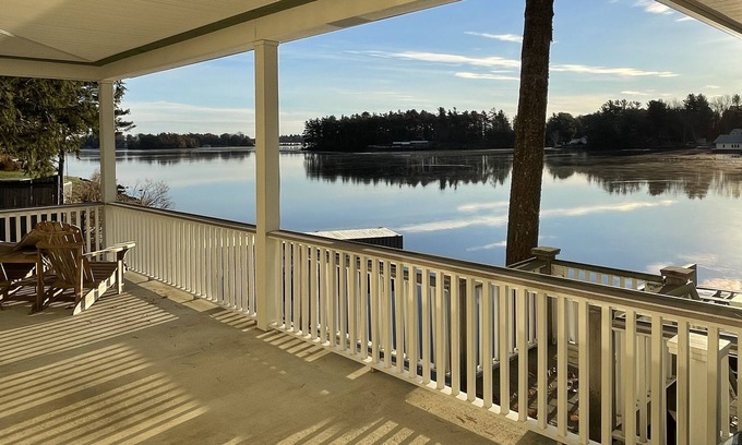 Wellesley Island House | THE RIVER a premier Wellesley Island Channel Front House