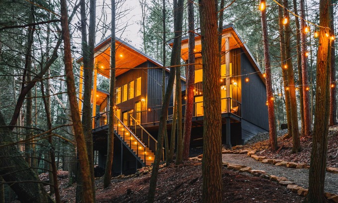 Rockbridge Cabin | The Rocky Villa | Rock Formations | Waterfalls