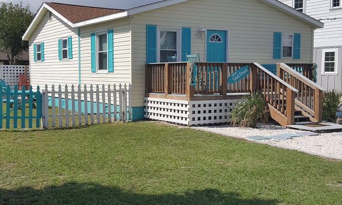 Wilmington Beach House | "The Sea Shack" Cottage Feet to Sand
