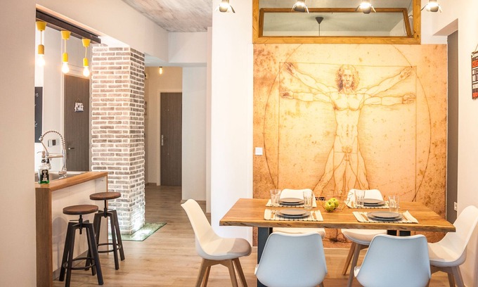 Nea Chora Apartment | The Secret Loft, 2min walk from the beach! High Tech and luxurious