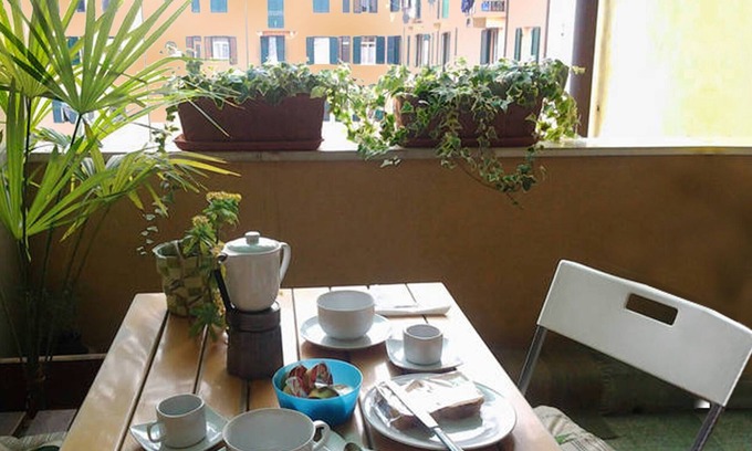 Verona City Centre Apartment | THE TERRACE ON THE COURTYARD In historic palace - University Area