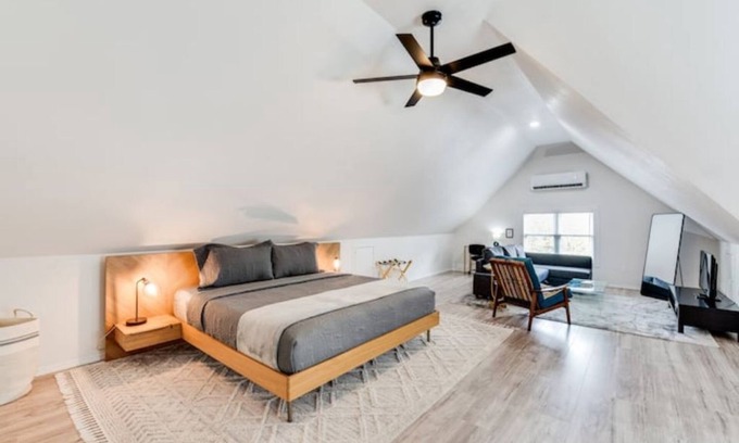Washington Heights Apartment | The Third Floor A-Frame with King Bed