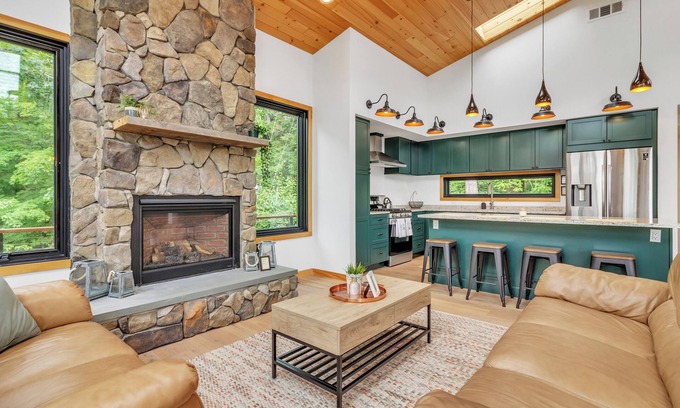 Putnam Station House | The Tree House on Lake George: Lakefront home with private dock!