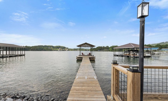 Hiawassee House | The Weathered Porch - by Chatuge Home Concierge Lakeside Retreat w/Private Dock, Deck & Mountain Views