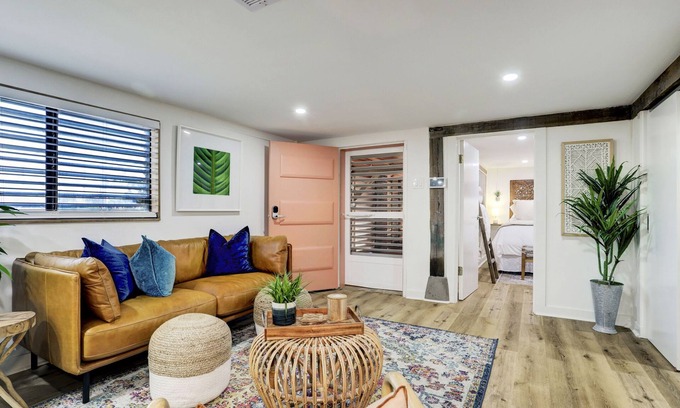 Galveston Apartment | The Zen Den: Where nature's elements come together with modern comfort!