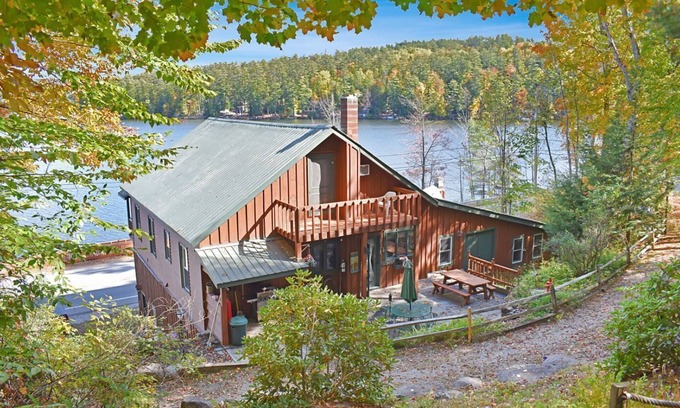 Chestertown House | This is a beautiful house that sits facing Loon Lake! Amazing views and dock!