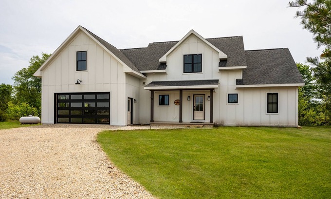 Egg Harbor House | This new construction Modern Farmhouse Style home