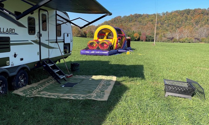 Fishers Hill House | This RV will accommodate 4 adults or two adults and 3-4 kids.
