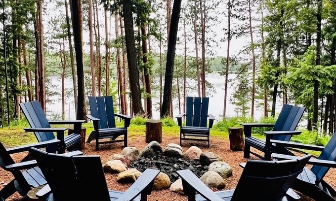 Three Lakes House | Three Lakes Chain! Lakefront Cabin with Private Dock/Gameroom/Firepit/Kayak/SUP