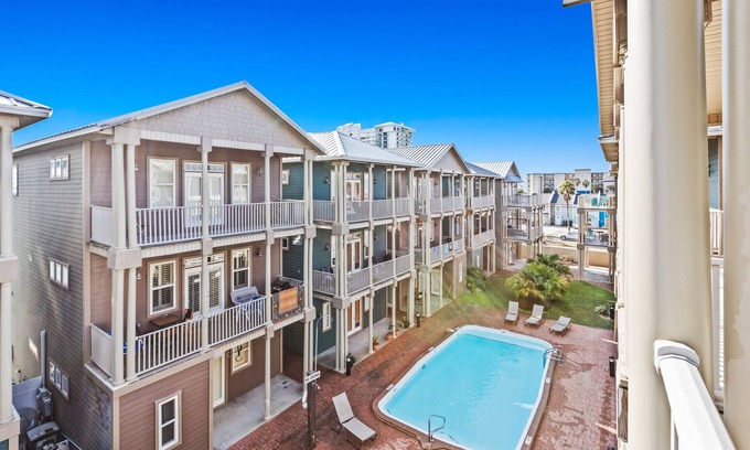 Crescent Beach House | Three-story beach getaway w/a shared pool, free WiFi, & a private washer/dryer