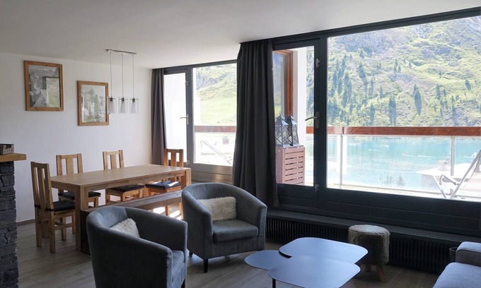 Tignes le Lac Apartment | Tignes le lac - Luxurious 3 bedrooms lake and glacier view 78 m2