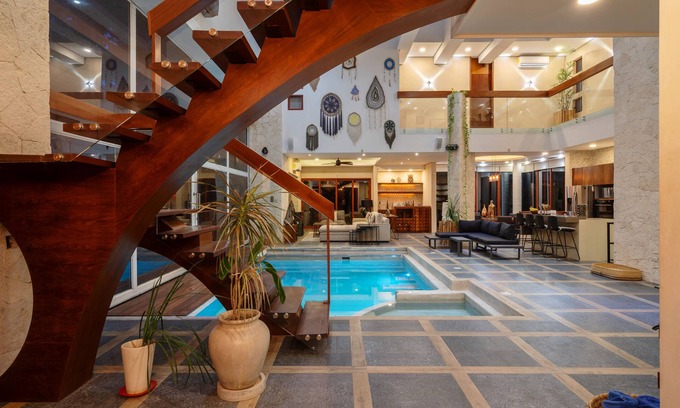 Tulum Villa | ¡TIKAL! Luxury 4BR Private Pool & Gym, 24/7 Security