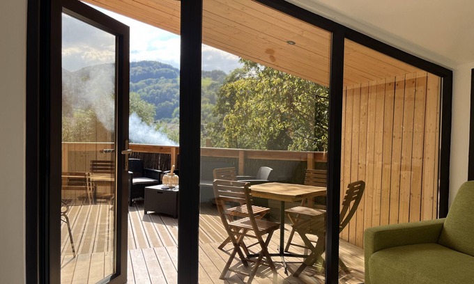 Orbey House | Tiny House Cassiopée, Nordic bath - Domaine des Constellations, Alsace