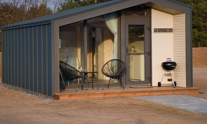 Klitten Apartment | Tiny House Fenja #14 - Skan-park Ferienhäuser & Tiny Houses am Bärwalder See