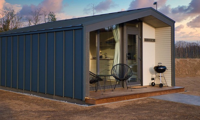Klitten Apartment | Tiny House Kalle #9 - Skan-park Ferienhäuser & Tiny Houses am Bärwalder See