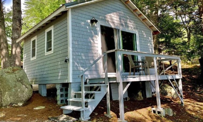 Orland Cottage | Toddy Pond Pinetree Cabin-Stunning views,water fun,close to coastal towns, parks