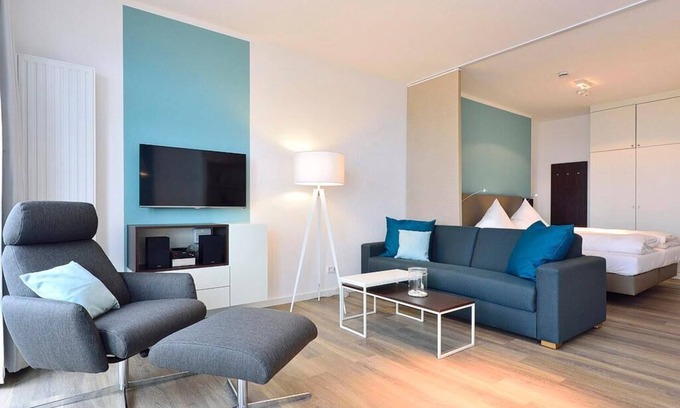 Wangerooge Apartment | Tolles Apartment am Nordseestrand mit Direktem Meerblick, Balkon und Strandkorb!
