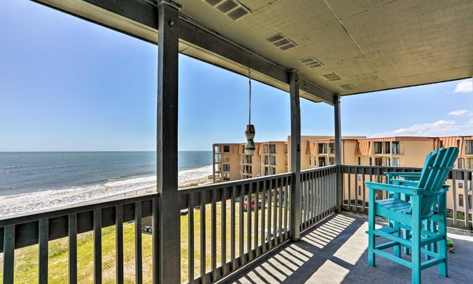 Sneads Ferry Apartment | Topsail Beach Oceanfront Oasis with Stunning Views!