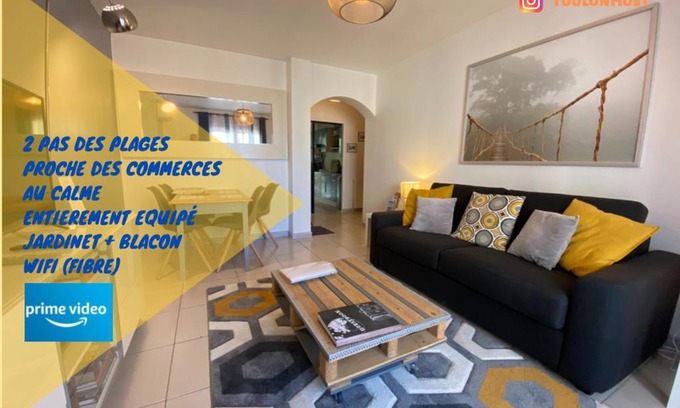 Le Mourillon Apartment | ToulonHost - Le Litardi - Superbe T2 - 2 pas des plages - Clim - Fibre