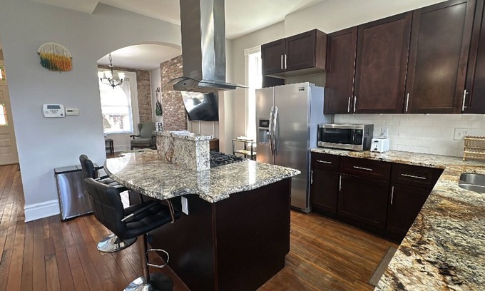 Tower Grove East House | Tower Grove House with Private Yard & 2 Car Garage