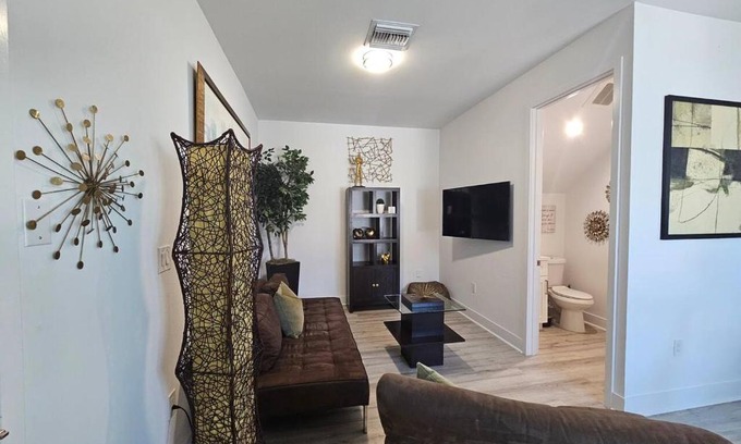 Egypt Lake-Leto Apartment | Townhome in central Tampa. Efficient floor plan with kitchen and half bath on the first floor. Upstairs has generous loft/office area, two bedrooms with ensuite bathrooms. On site laundry room.