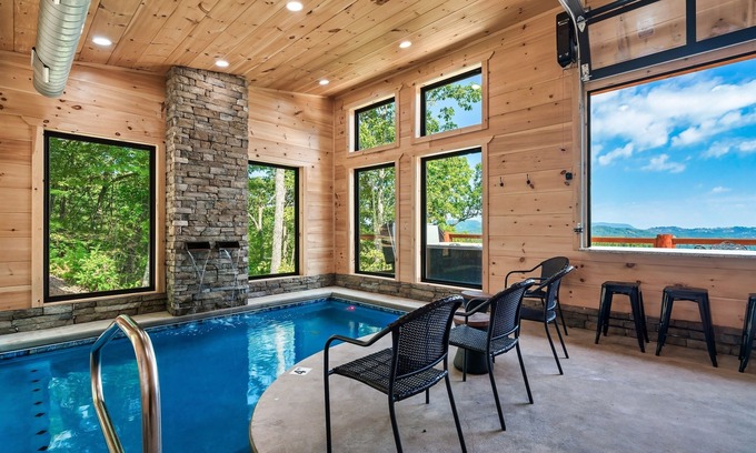 Wears Valley Cabin | Trailside | 3BR Cabin w/Indoor Pool & Trail Access