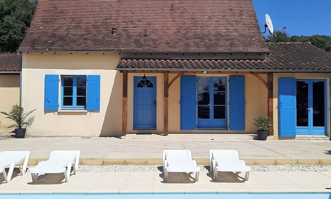 Saint-Andre-dAllas House | Tranquil 3-bedroom house with private pool in Périgord Noir near SARLAT