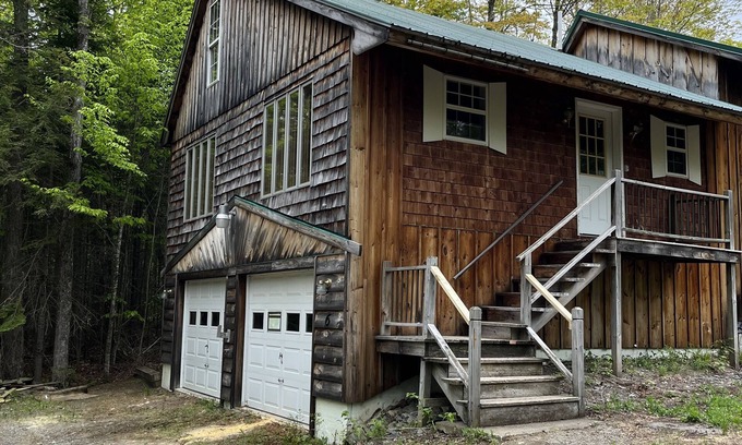 Greenville House | Tranquil cabin in the woods with heated garage.
