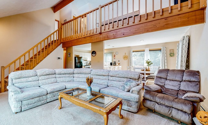 Tunkhannock Township House | Tranquil dog-friendly home with decks, pool table, pool access, & hot tub