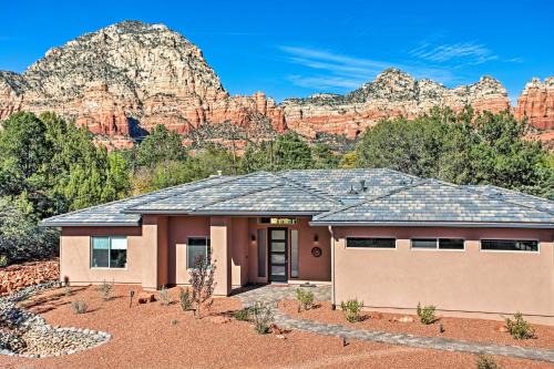 West Sedona House | Tranquil Sedona Home with Fireplace and Hot Tub!