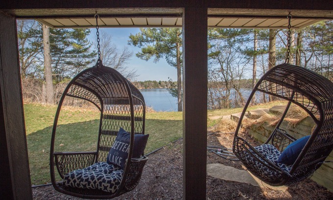 Chippewa Falls Cabin | Tranquillity awaits you at. Timberline Lakeside Lodge