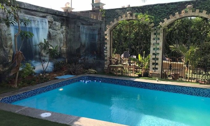 6th of October City Villa | Trio villa with 5 bedroomsm and coverable private pool in sheik zayd compound