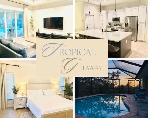 North Port House | Tropical getaway w heated pool near Mineral Springs, garage included