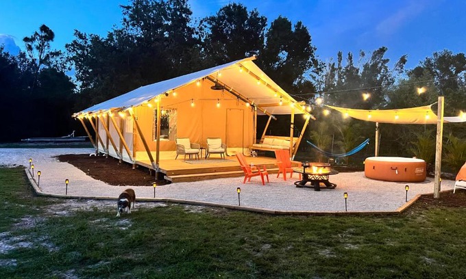 Punta Gorda Other | Tropical glamping with hot tub