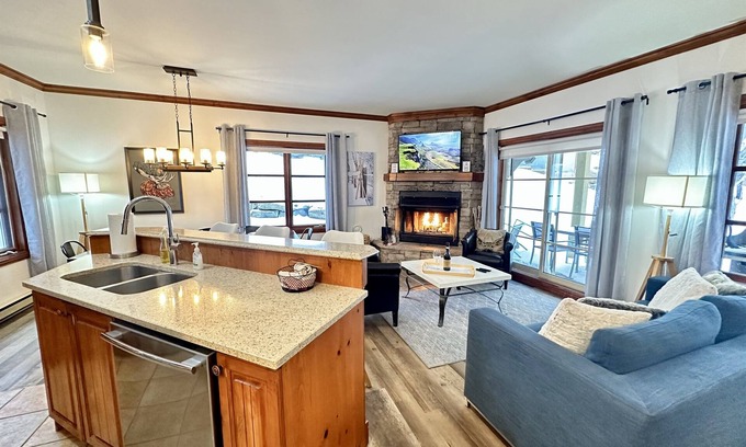 Mont-Tremblant Condo | TRUE ski in/out - large heated pool in summer!