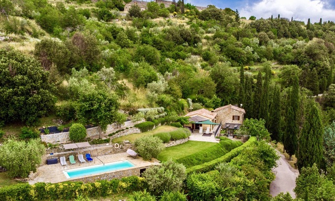 Cortona Villa | Tuscan Dream: Gorgeous Private Cortona House with Expansive Views, Garden & Pool