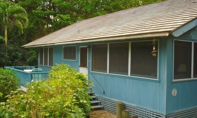 Wainiha House | TVNC #1162 Steps Away from Pristine Beach with Na'Pali Coast Views in Ha'ena