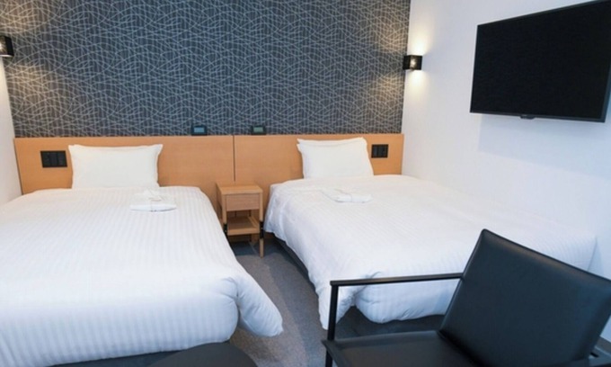 Susakiuramachi Hotel | Twin room stay without meals Simple stay Conve/Fukuoka Fukuoka