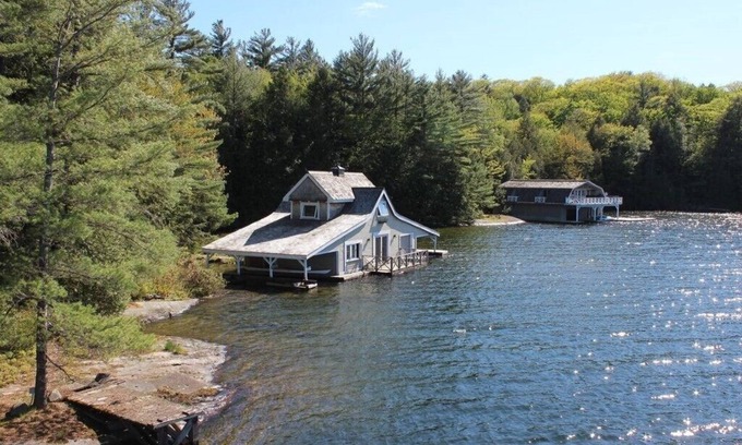 Seguin Cottage | Two bedroom + 1 bedroom Boathouses on beautiful north Lake Joseph