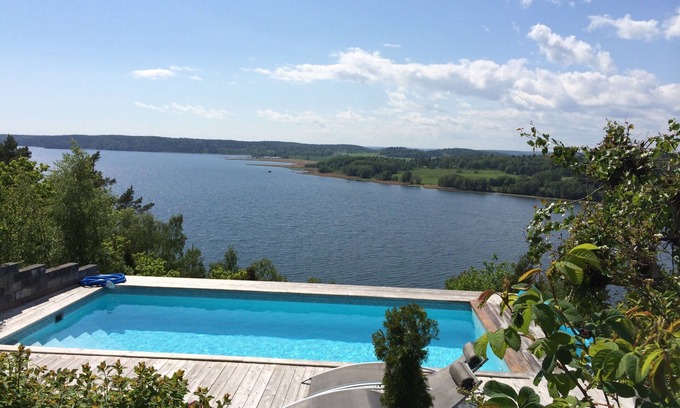 Grodinge House | Two Houses - With Pool And Fantastic Sea View