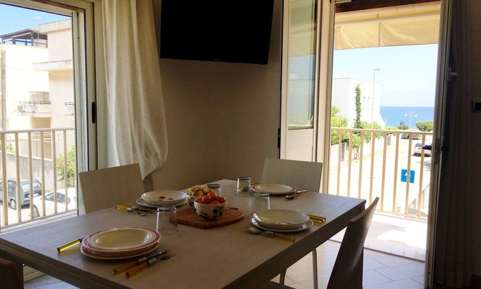 Torre dell'Orso Apartment | Two-room apartment in Torre dell'Orso New SEA VIEW