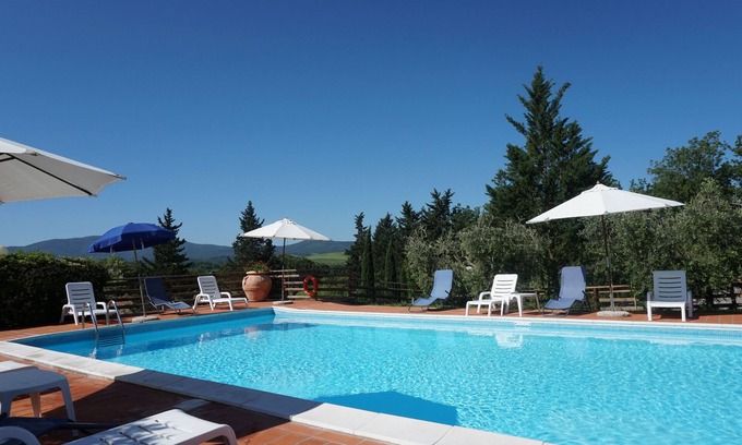 Montecatini Val di Cecina House | Two-room apartment B WIFI and pool in the Tuscan countryside and not far from the sea