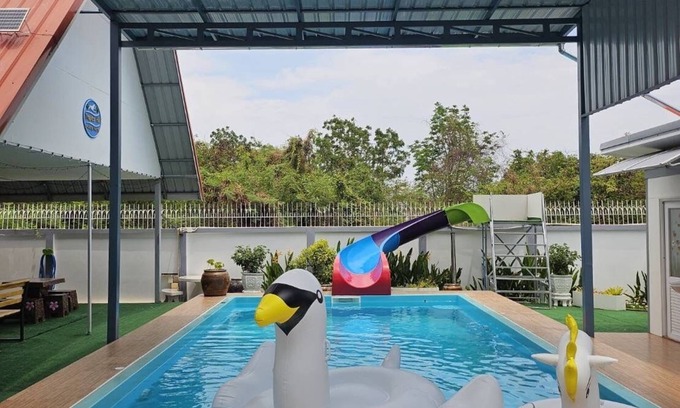 Hua Hin Villa | TWO STORY WITH GUEST SUITE AND PRIVATE BIG 4X8 SALT POOL (water deep 0.50-1.50)