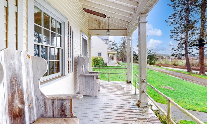 Coupeville House | Two-story duplex overlooking Puget Sound, steps to Fort Casey State Park