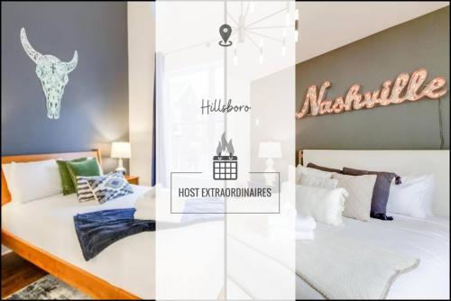 Hillsboro West End House | Two Townhomes Rooftop Patios Hillsboro Village