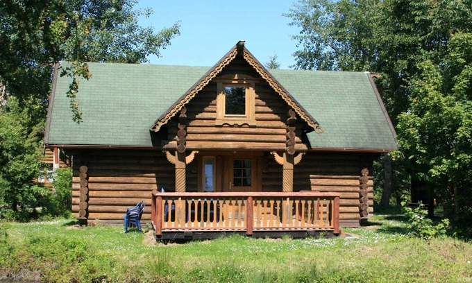 Hechthausen Apartment | Type E7 Karelian log cabin - holiday park Geesthof