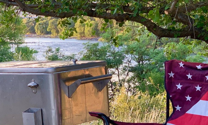 Greenacres House | Ultimate RV Glamping on the Spokane River with a Million Dollar View