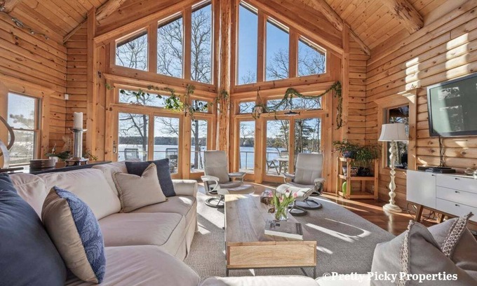 Yarmouth Port House | Unexpected Luxury Timber Home on Bass River, Superb Water Views: 048-Y