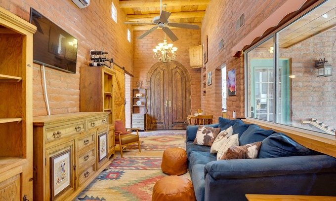 Tucson House | Unique Desert Home ~ 6 Mi to Downtown Tucson!