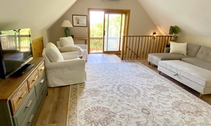Harrison House | Unique family getaway, sunset mountain views, close to skiing and lakes